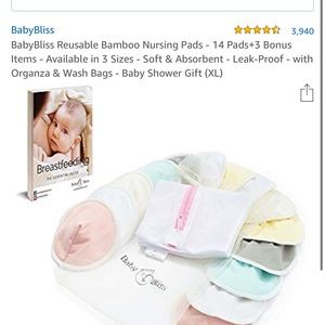 Baby bliss nursing pads - reusable 🖤